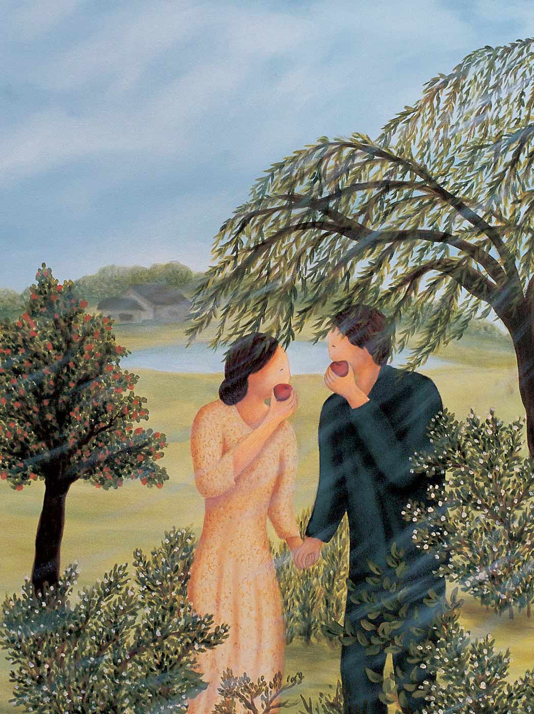 <em>In the Garden II</em>, 2003. Oil on canvas, 36 x 24 in. (92 x 61 cm)