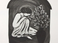 White Flower, 1997. Etching, 17 x 16 in. (45 x 41 cm)