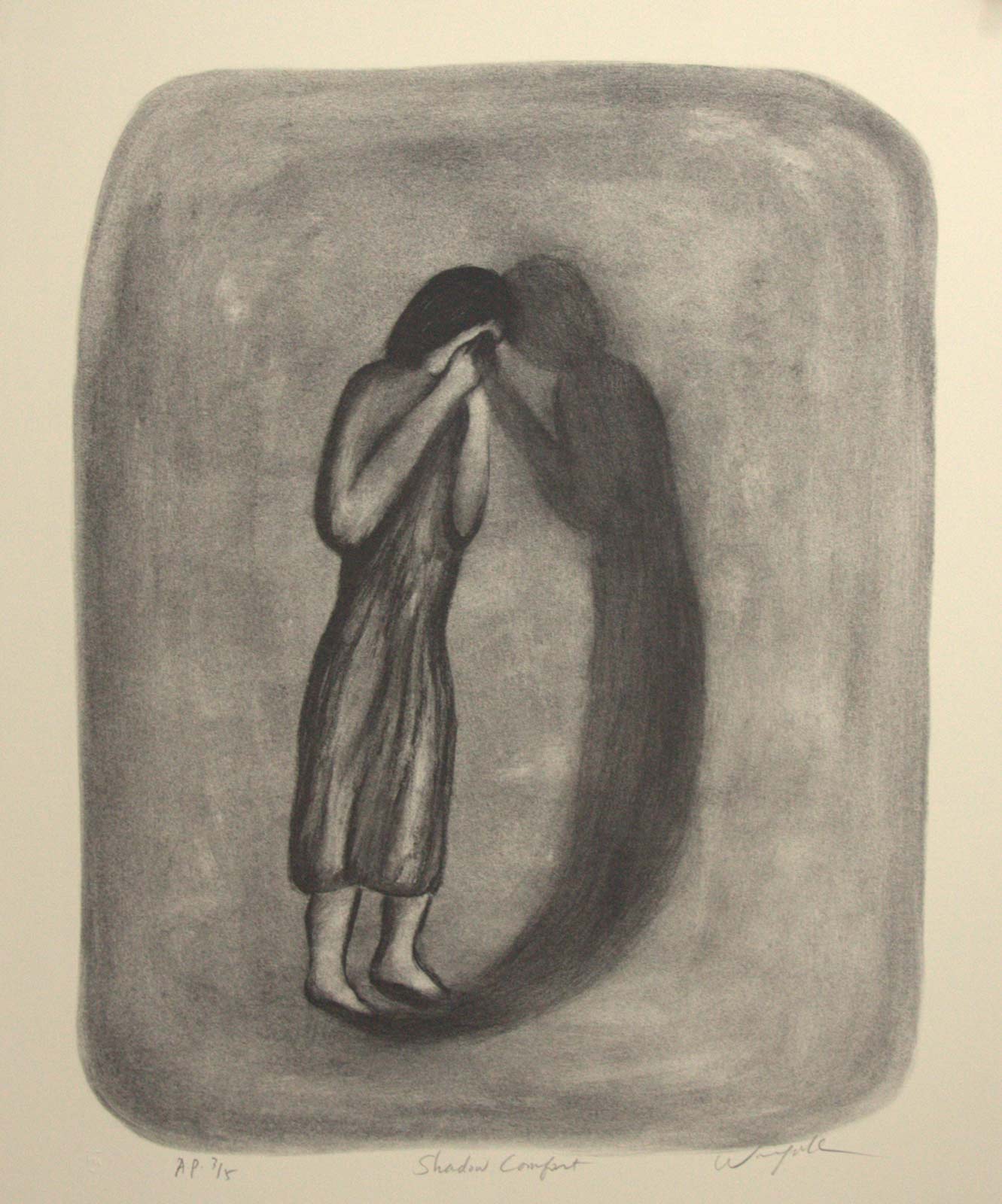 <em>Shadow of Comfort I</em>, 2001. Lithography,  32 x 22 in. (82 x 56 cm)