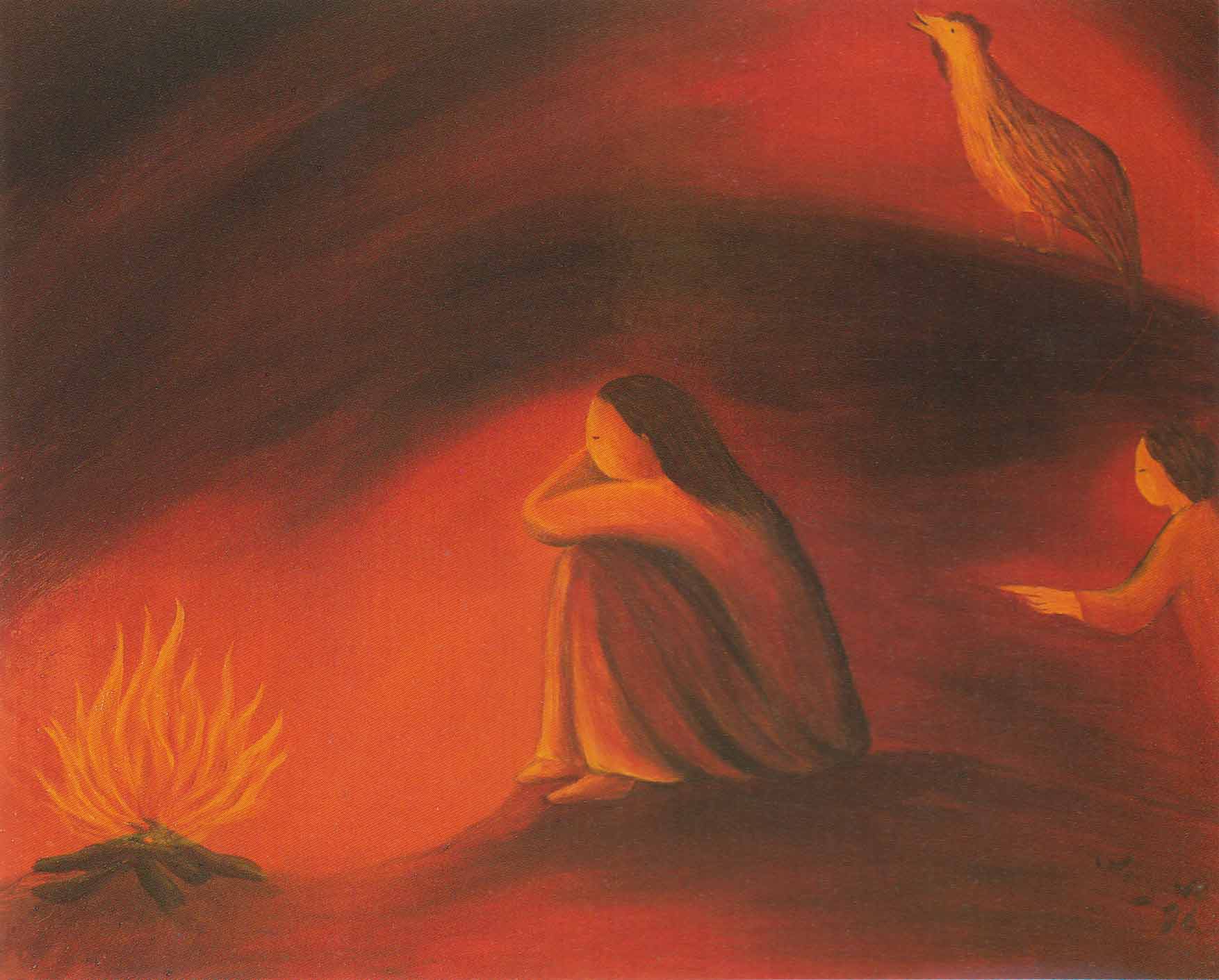 <em>I Peter</em>, 1996. Oil on wood, 8 x 10 in. (20 x 26 cm)